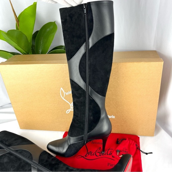 Christian Louboutin Black Heeled Boots - Picture 10 of 15